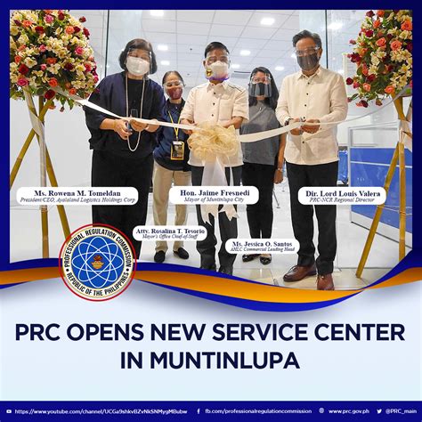 PRC Opens New Service Center in Tarlac City.